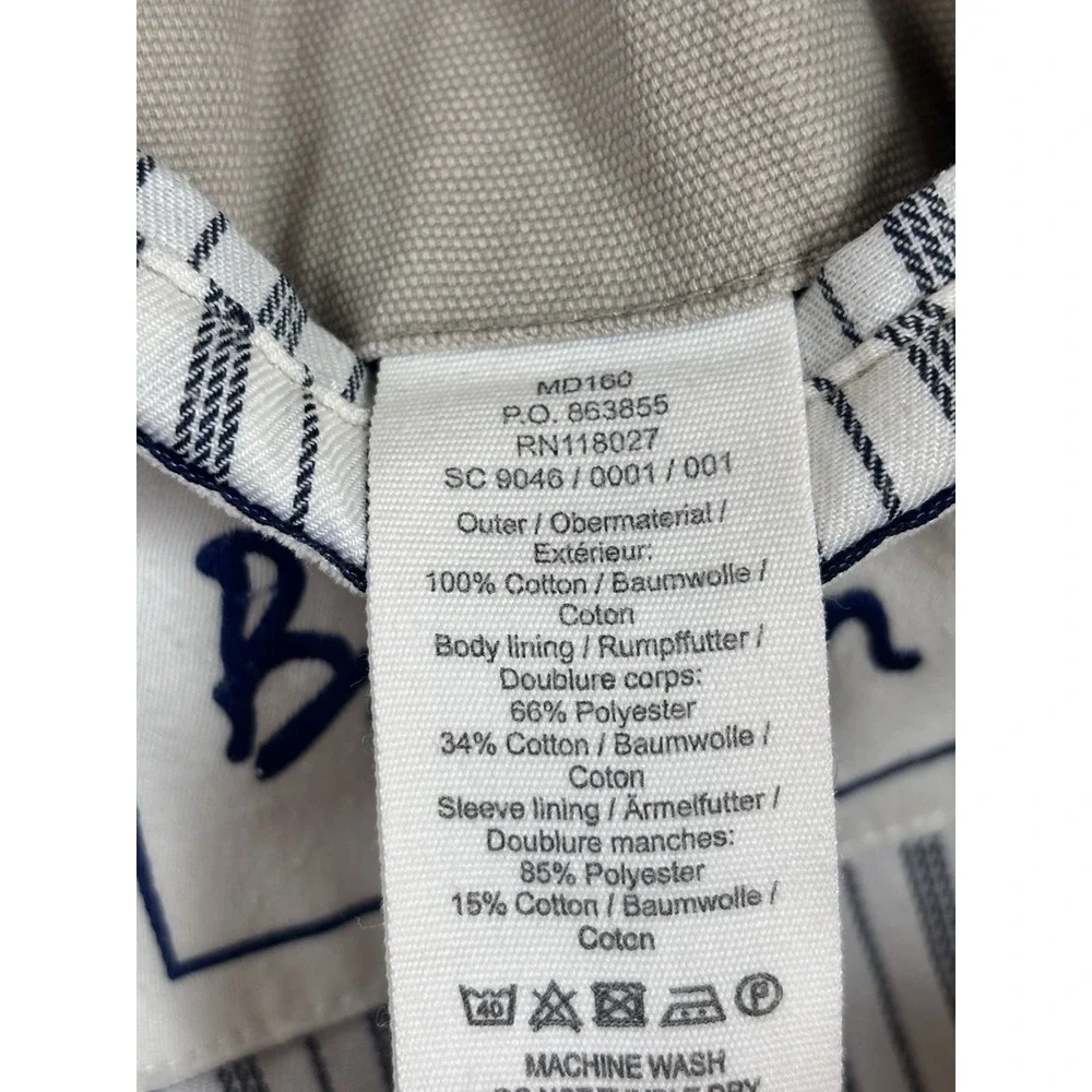 Boden Mens 42R Cotton Sport Coat 2 Button Jacket Smart Casual Khaki Preppy‎